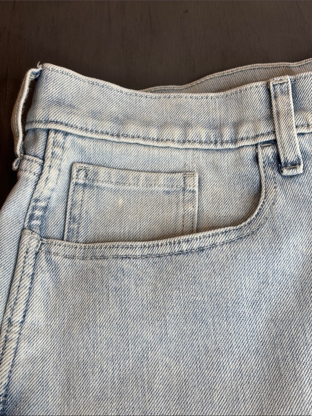 💙 Banana Republic High Rise Crop Bootcut Jeans Women’s 35 Light Wash Stretch 💙 - Picture 6 of 11